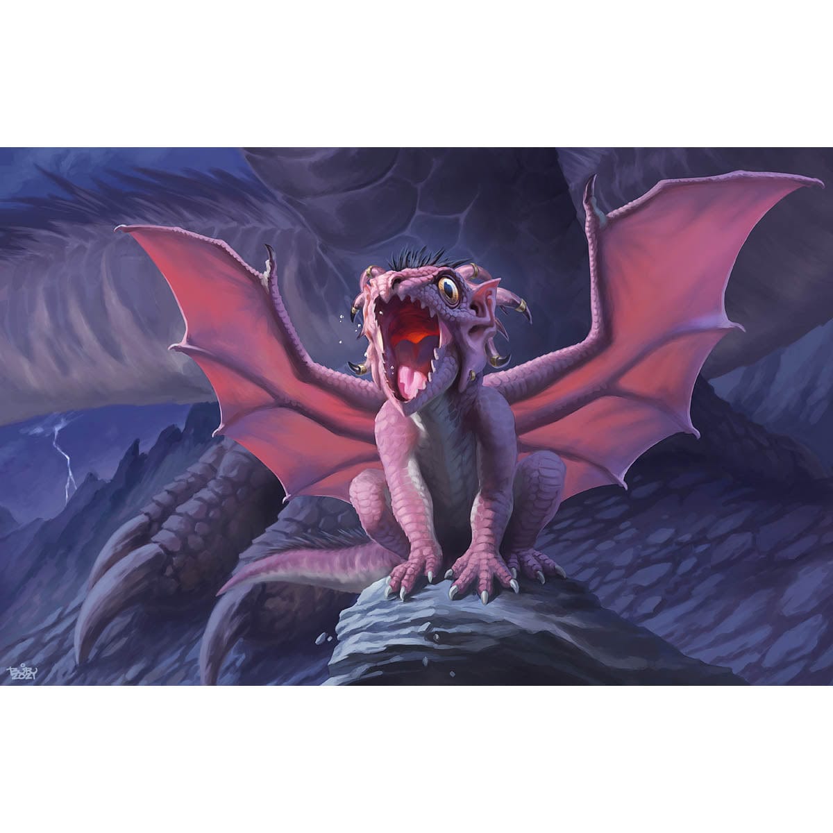 Darigaaz&#39;s Whelp Print