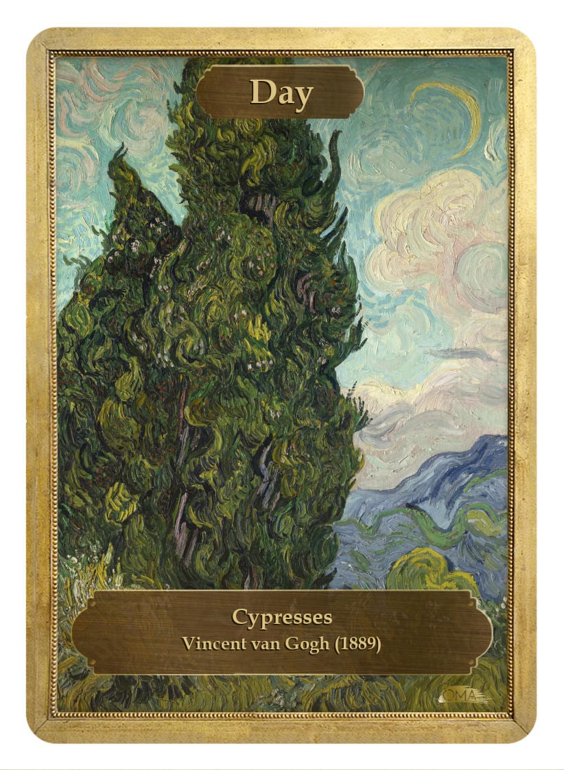 Day / Night Token by Vincent van Gogh