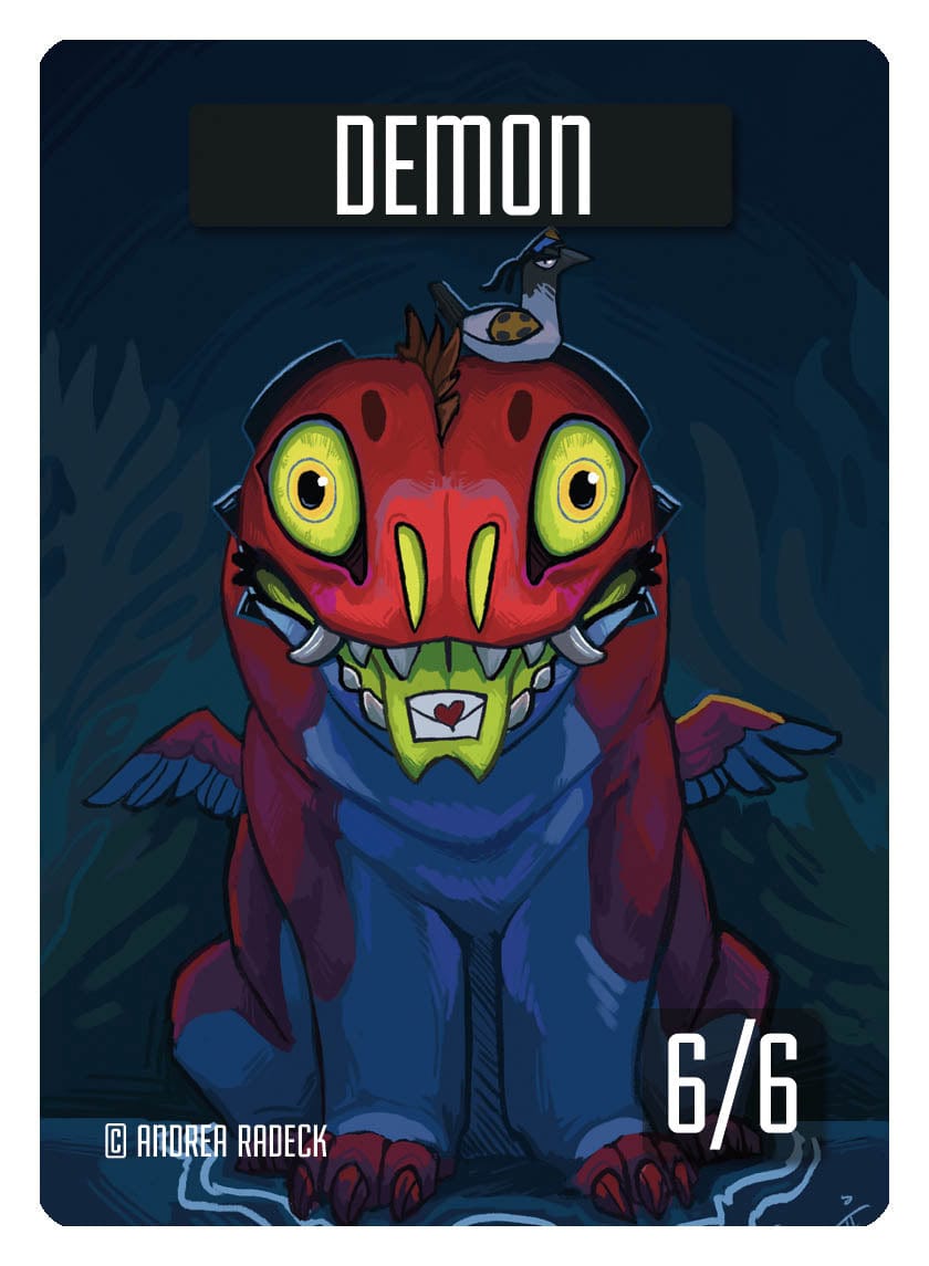 Demon Token (6/6) by Andrea Radeck