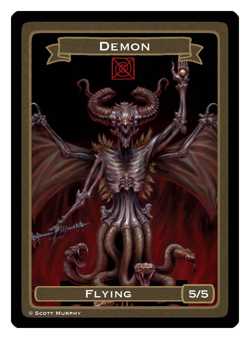 Demon Token (5/5 - Flying) by Scott Murphy