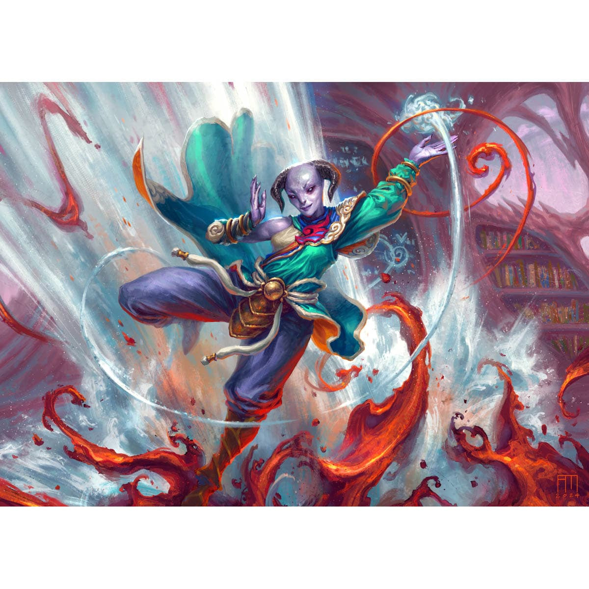 Dirgur Focusmage Print - Original Magic Art