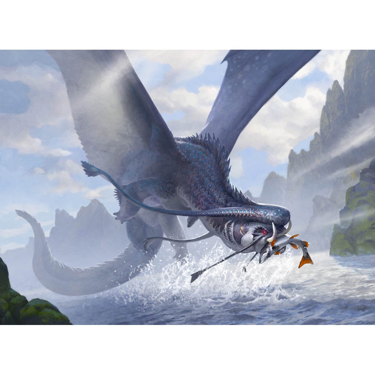 Dirgur Island Dragon Print