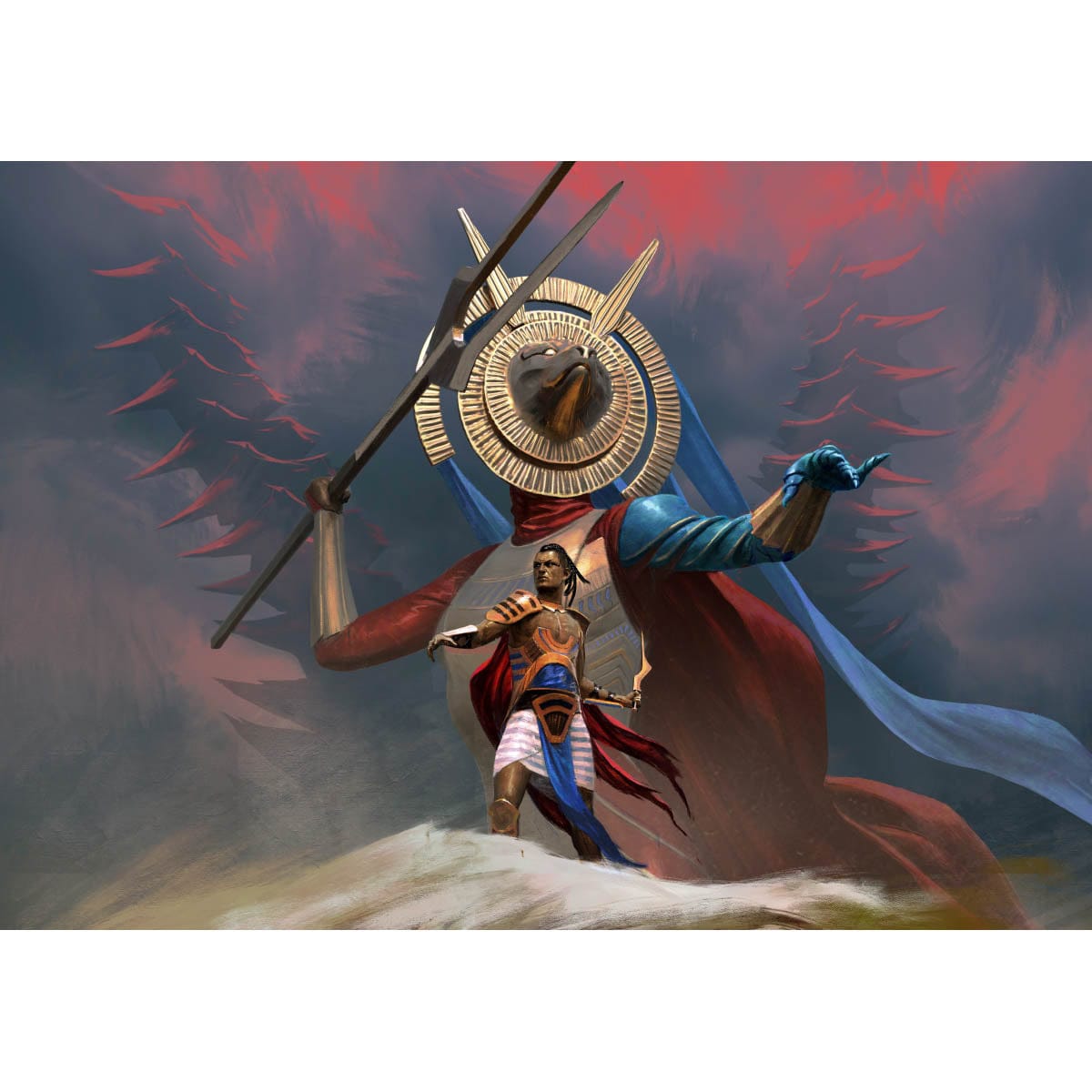 Djeru and Hazoret Print