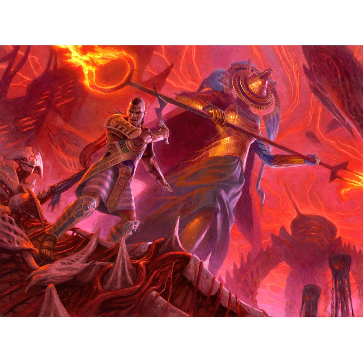 Djeru and Hazoret Print