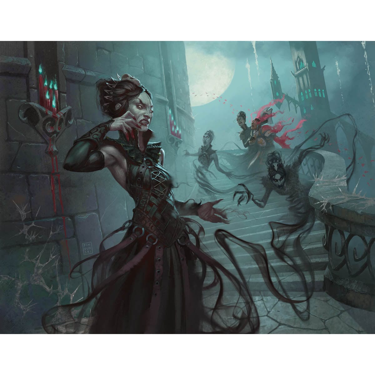 Dominating Vampire Print