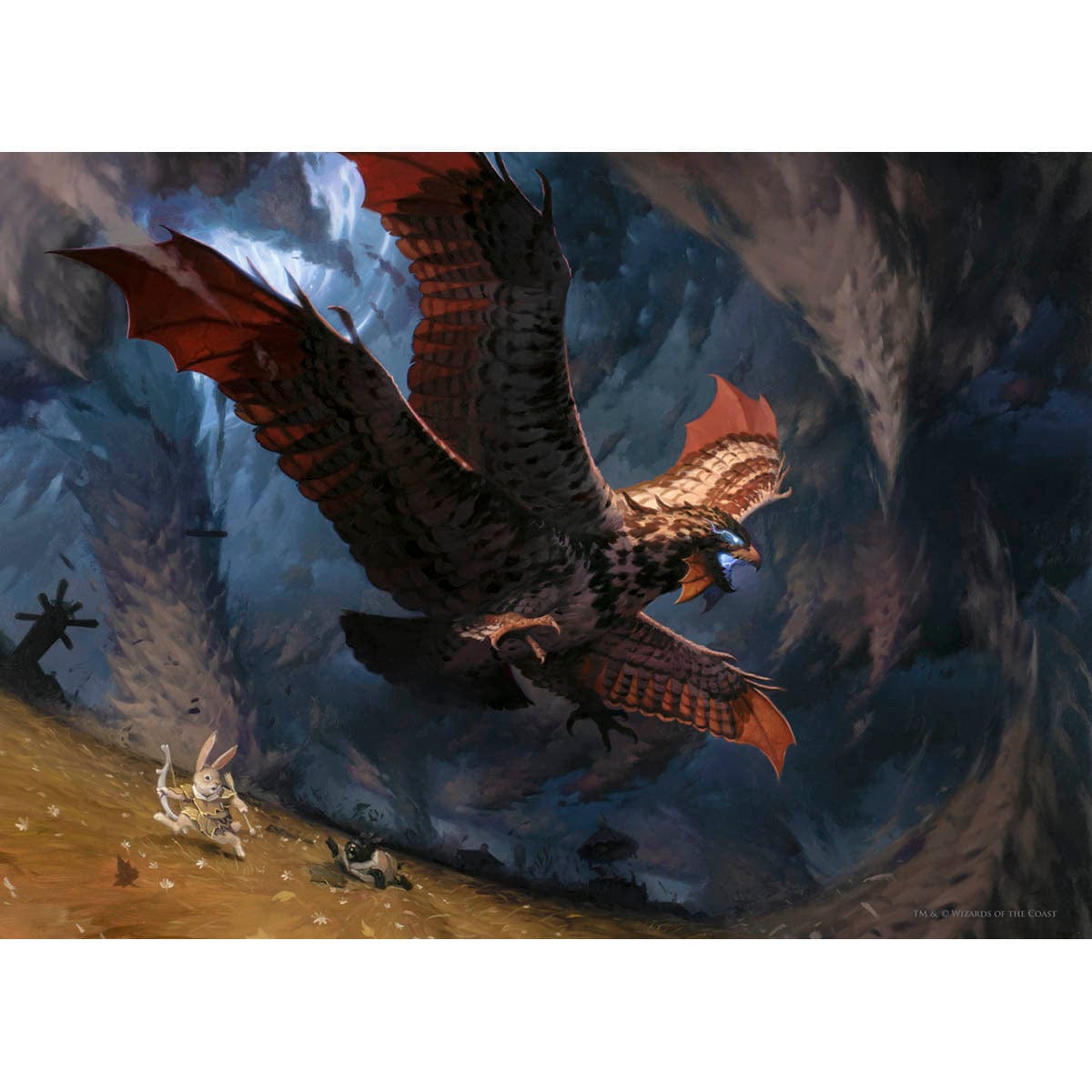 Dragonhawk, Fate's Tempest Print