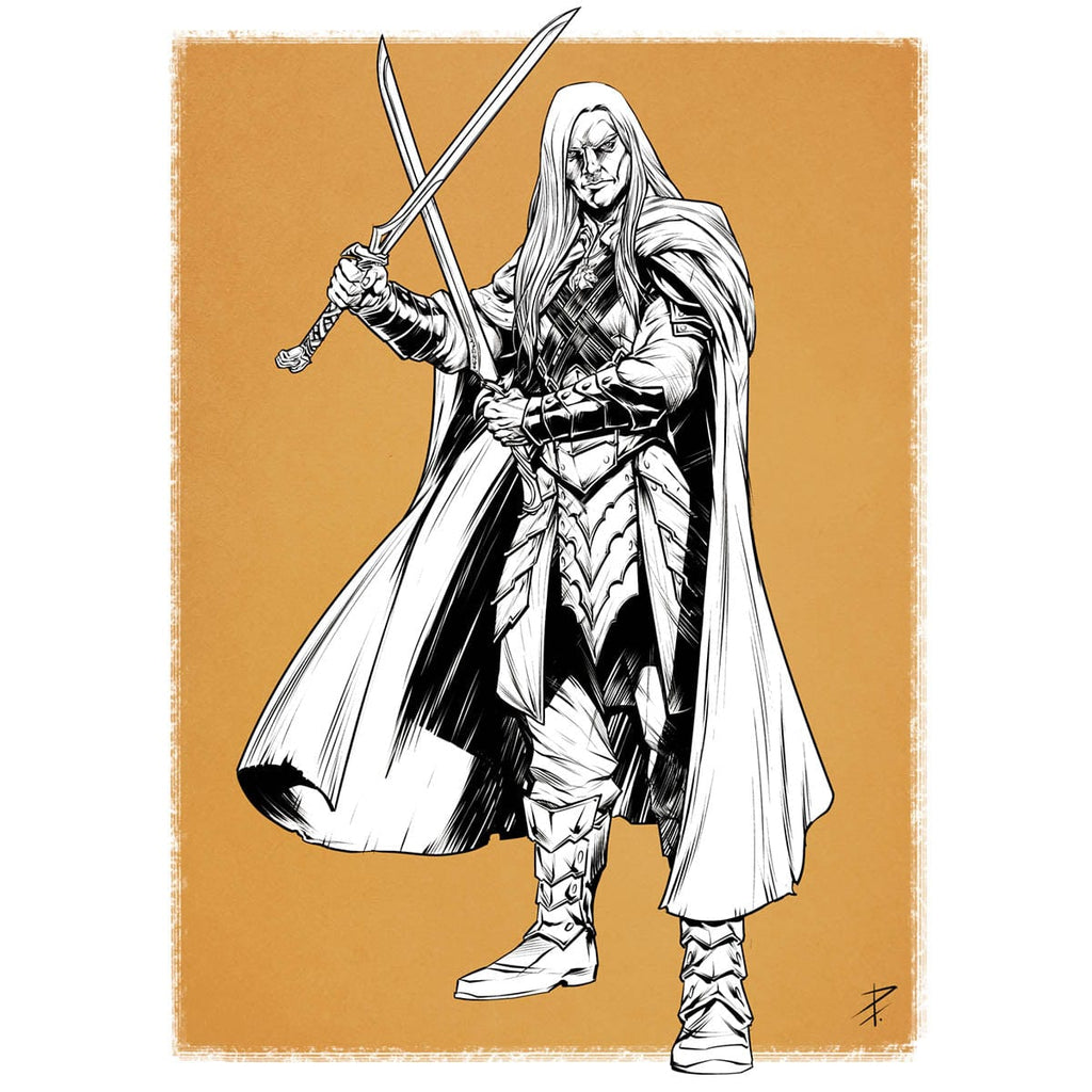 Drizzt Do'Urden Print