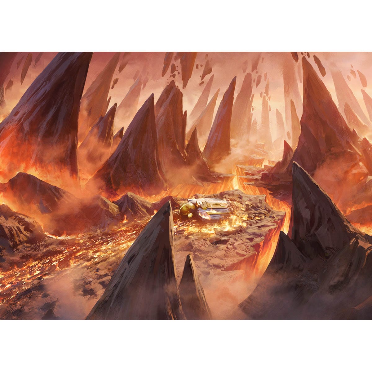 Glittering Massif Print