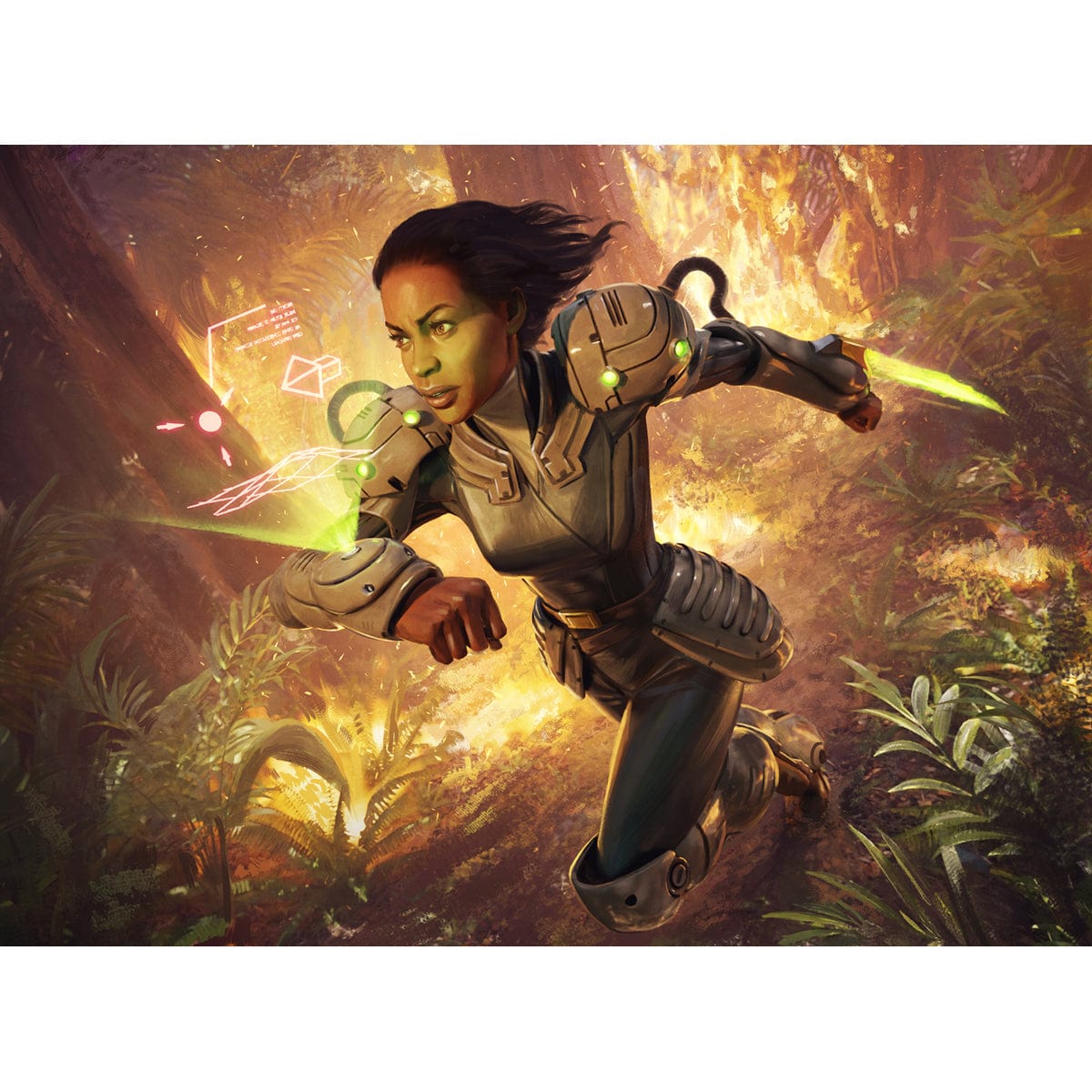 Val, Marooned Surveyor Print