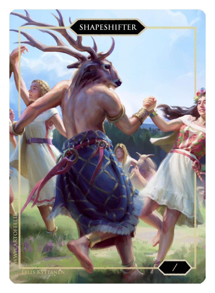 Shapeshifter Token by Eelis Kyttanen - Original Magic Art