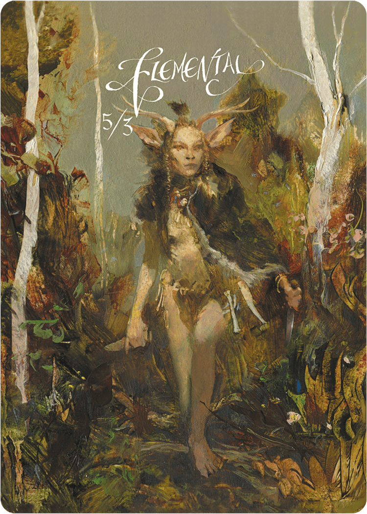 Nils Hamm's Tokens ノンFOIL版　新品未開封 Elemental Token (5/3) by Nils Hamm