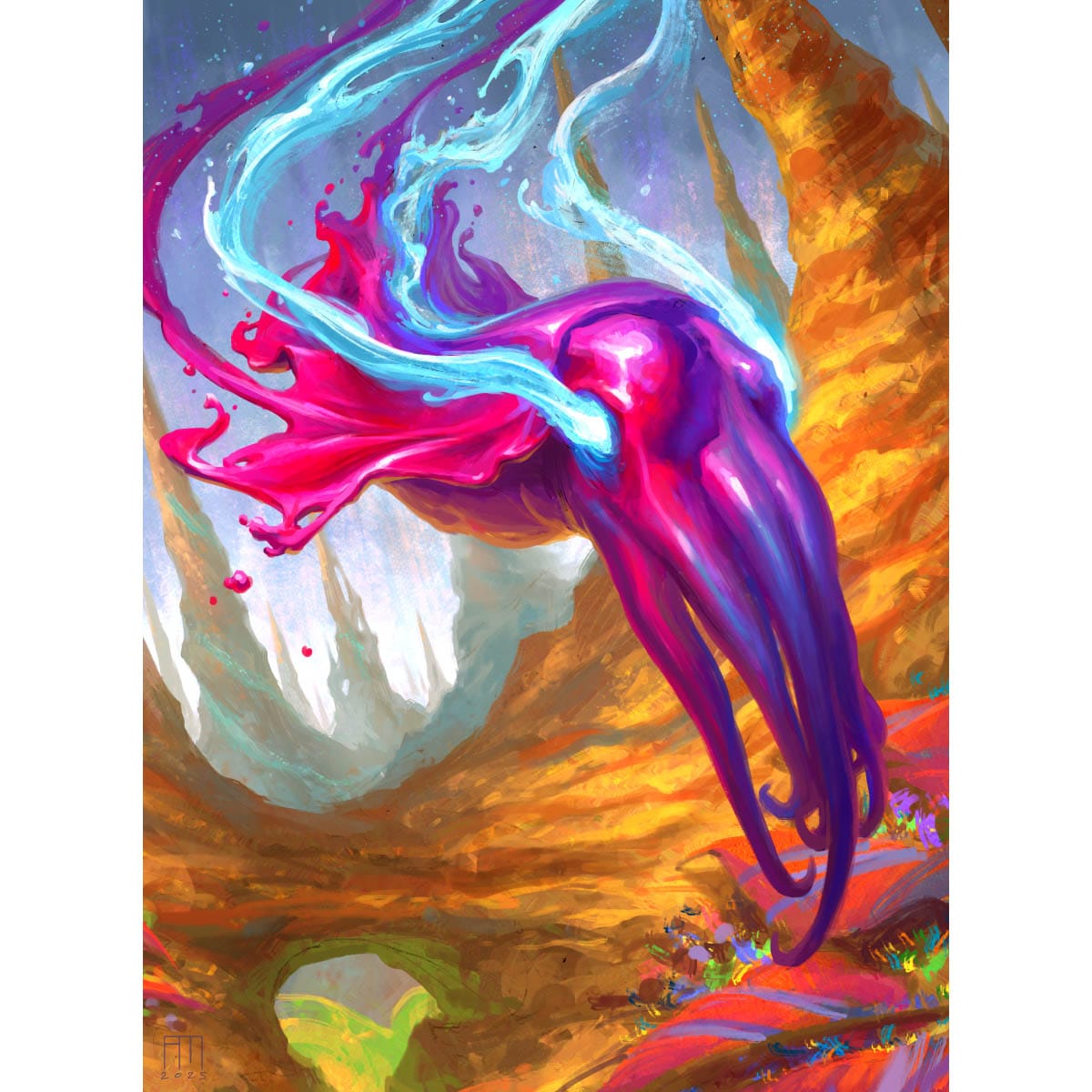 Elemental Token Print - Original Magic Art