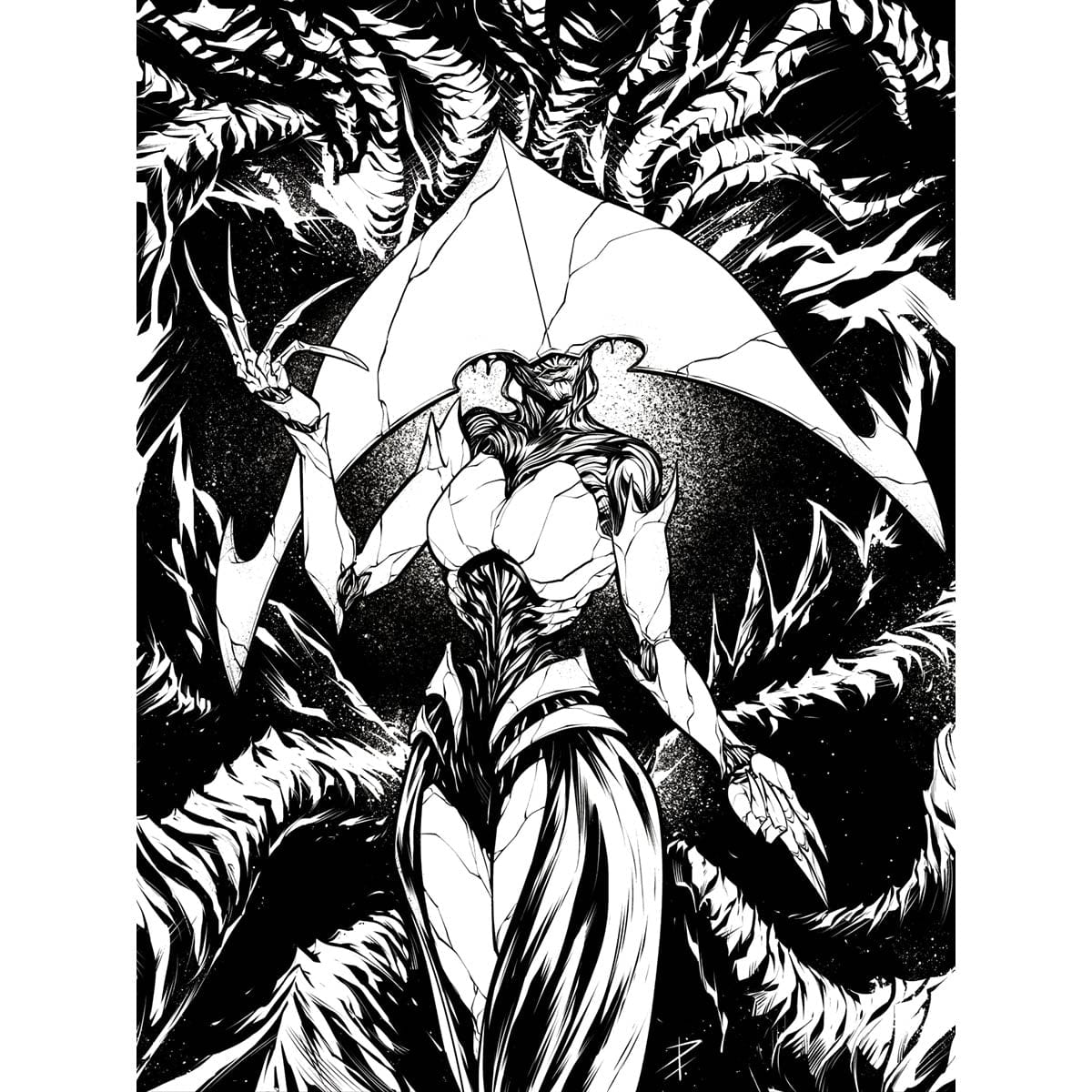 Elesh Norn, Mother of Machines Print