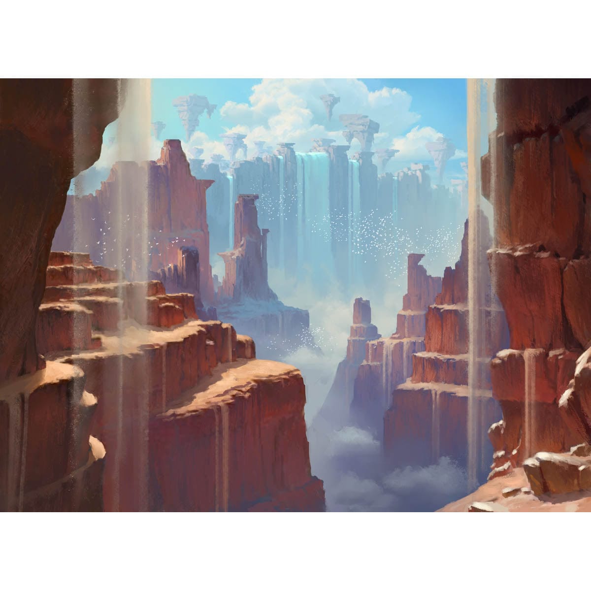 Eroded Canyon Print