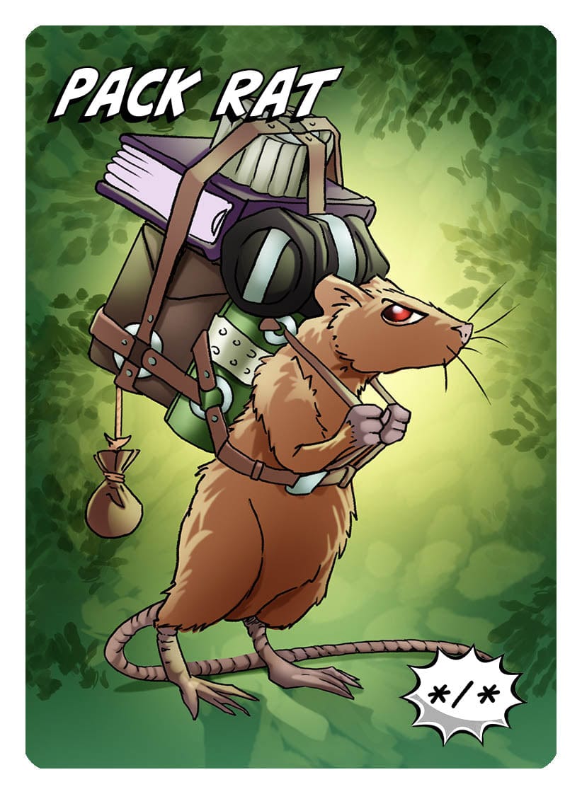 Pack Rat Token (*/*) by Phil Foglio