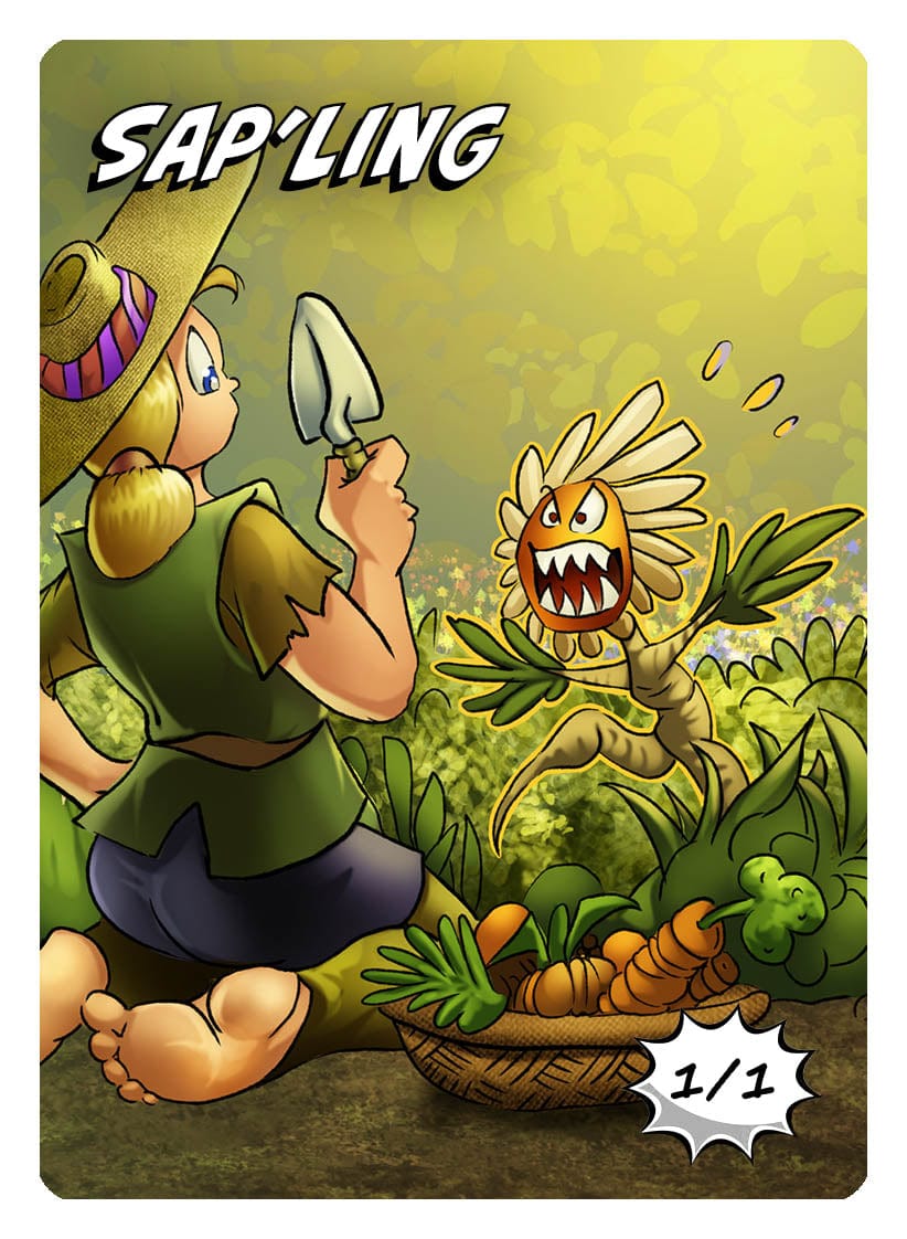 phil foglio mtg cards Sap'ling Token (1/1) by Phil Foglio