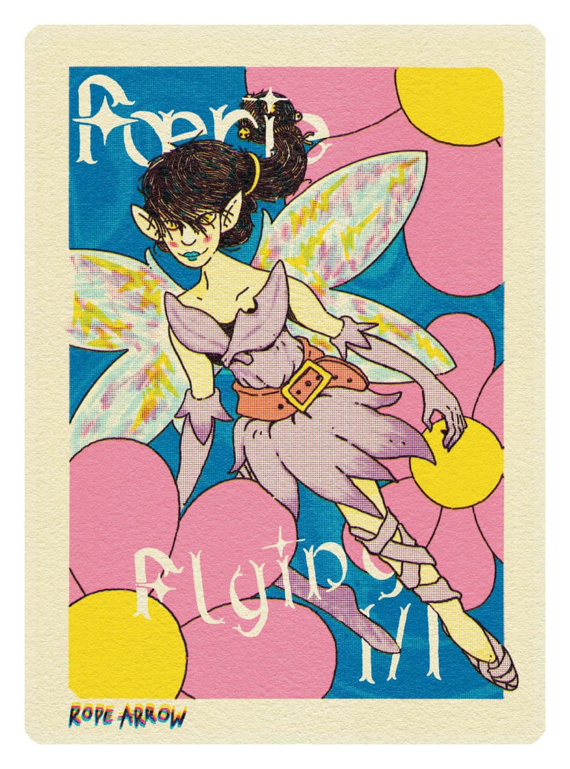 Faerie Token (1/1 - Flying) by Rope Arrow - Original Magic Art