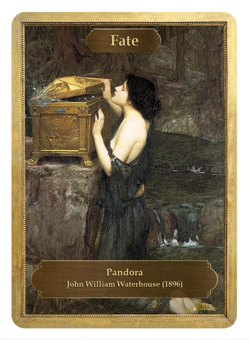 Fate Token by John William Waterhouse