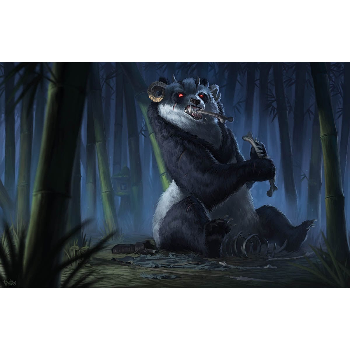 mtg panda cards Fiendish Panda Print