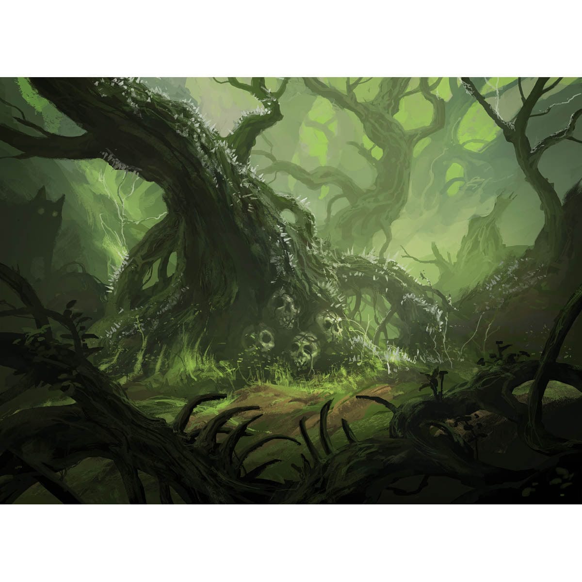 Forest (Midnight Hunt) Print