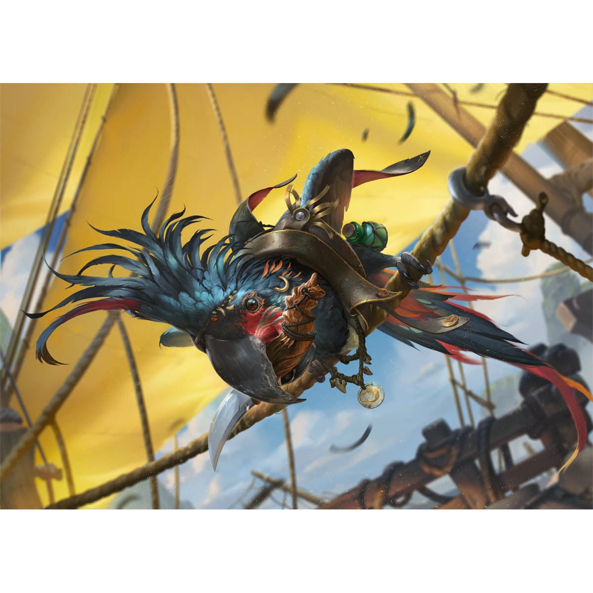 Francisco, Fowl Marauder Print