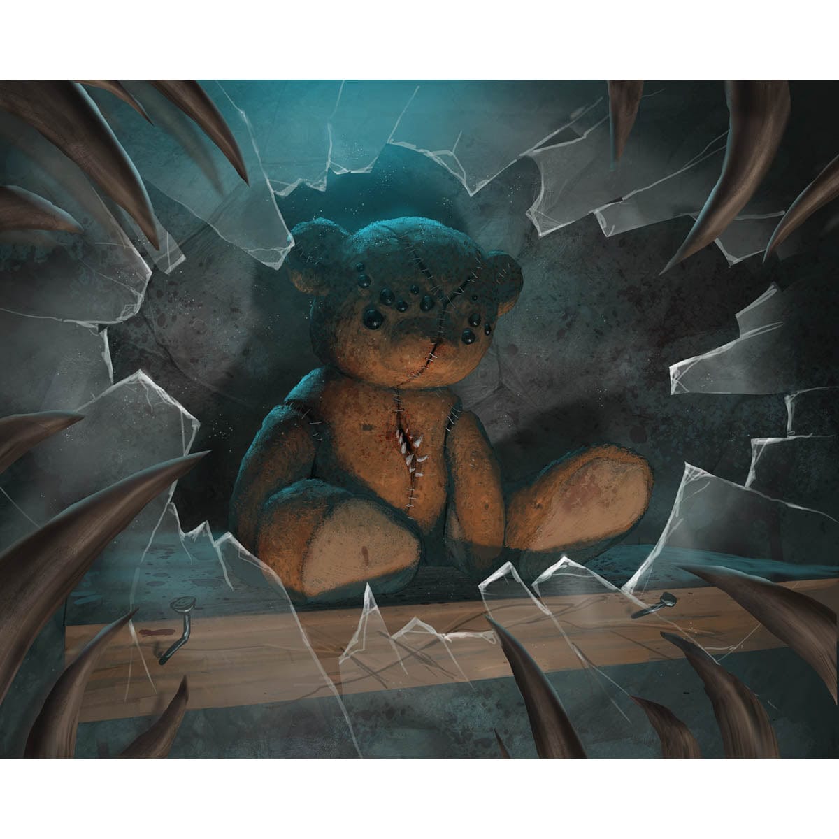 Friendly Teddy Print