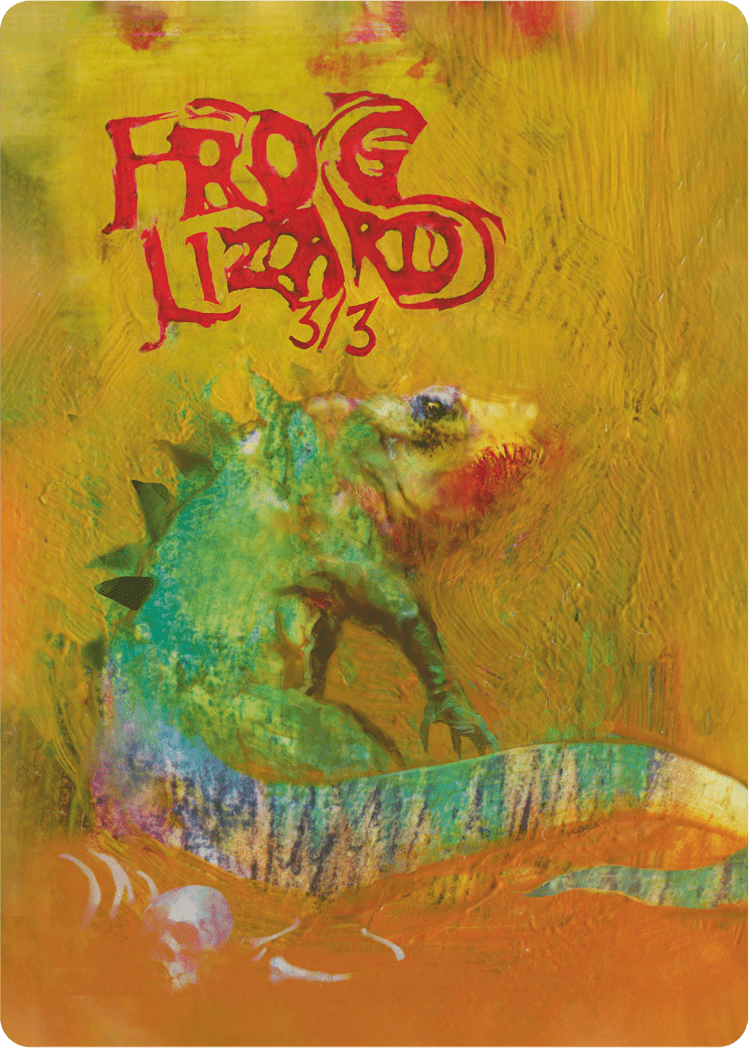 Frog Lizard Token (3/3) by Nils Hamm