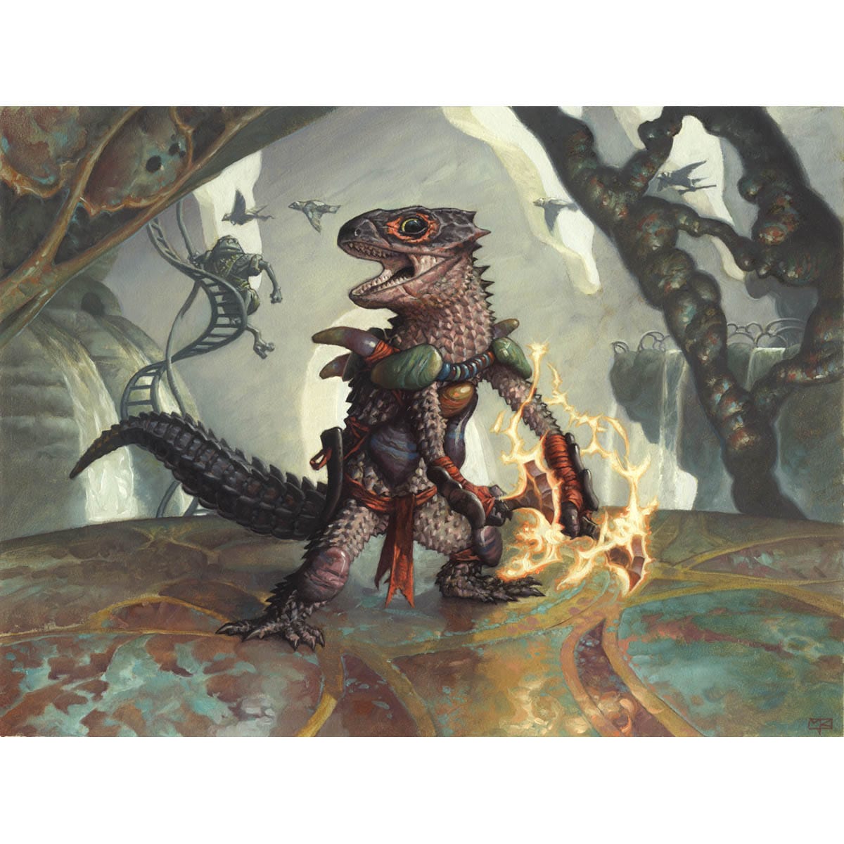 Gev, Scaled Scorch Print