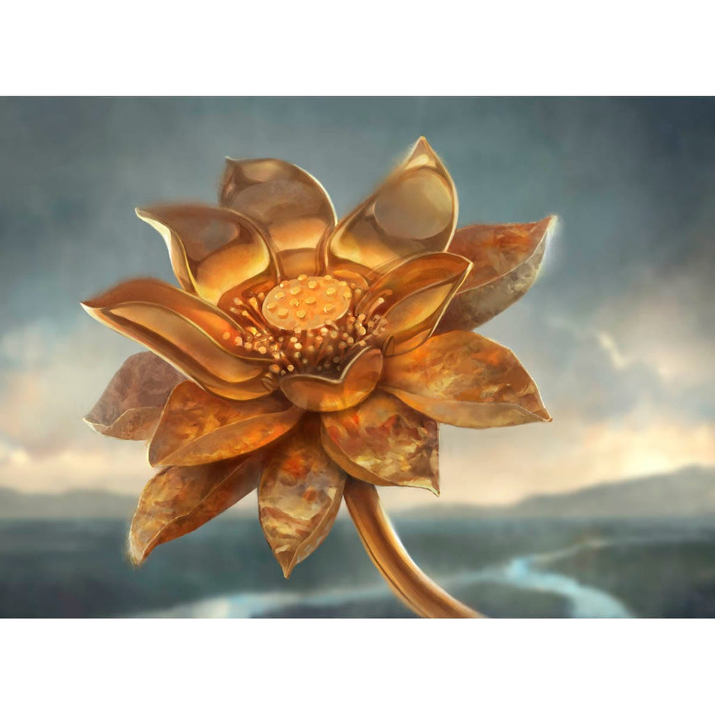 Gilded Lotus Print - Original Magic Art