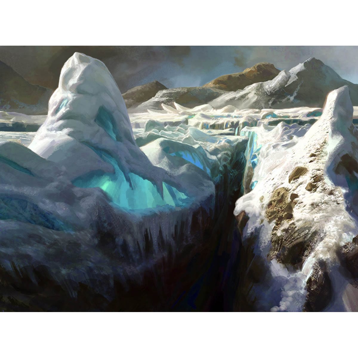 Glacial Chasm Print