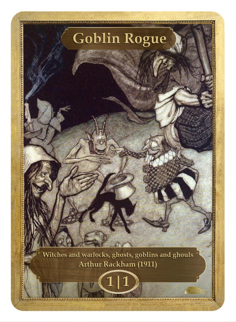 Goblin Rogue Token (1/1) by Arthur Rackham