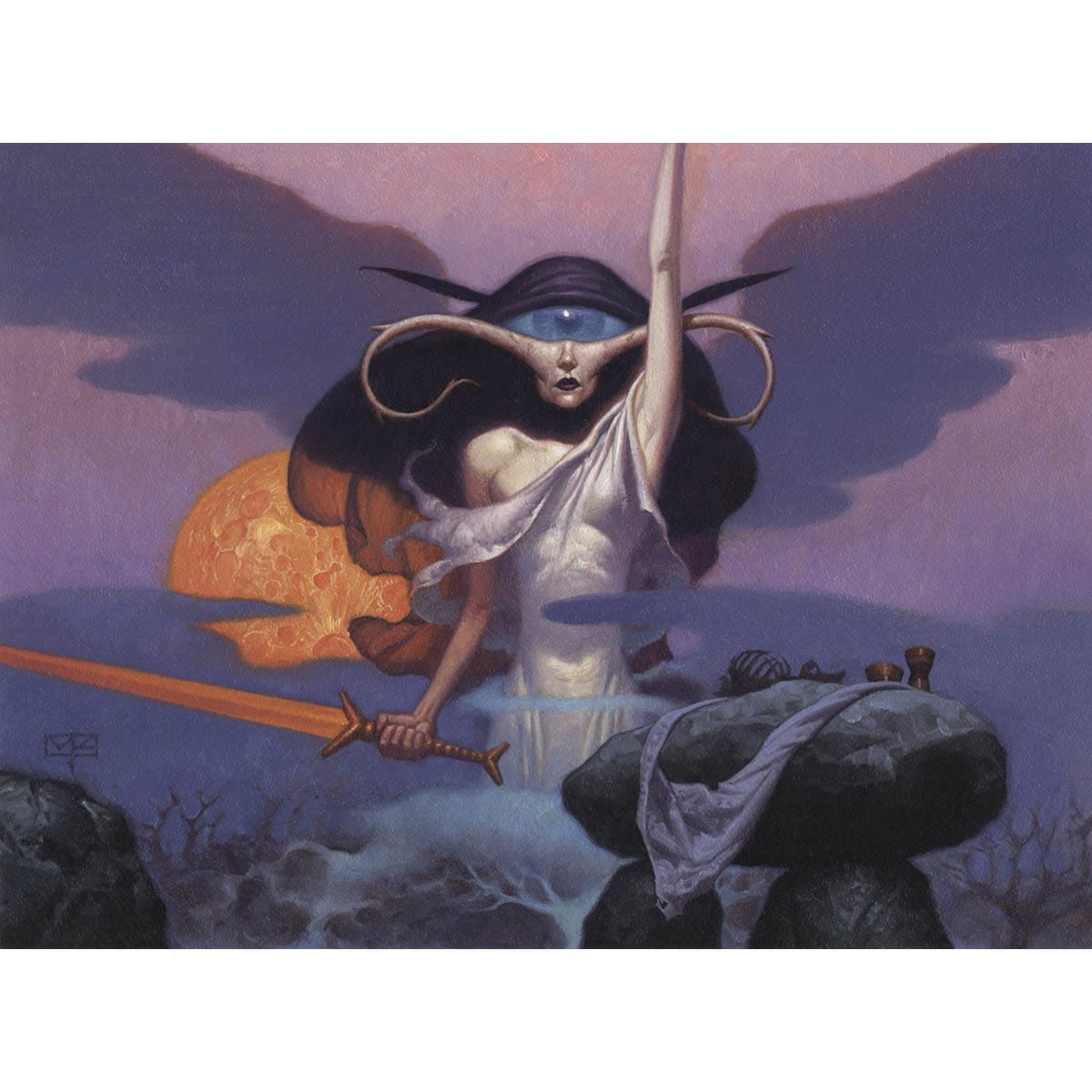 Godhead of Awe Print