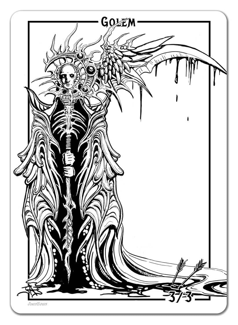 Golem Token (3/3) by Justine Jones