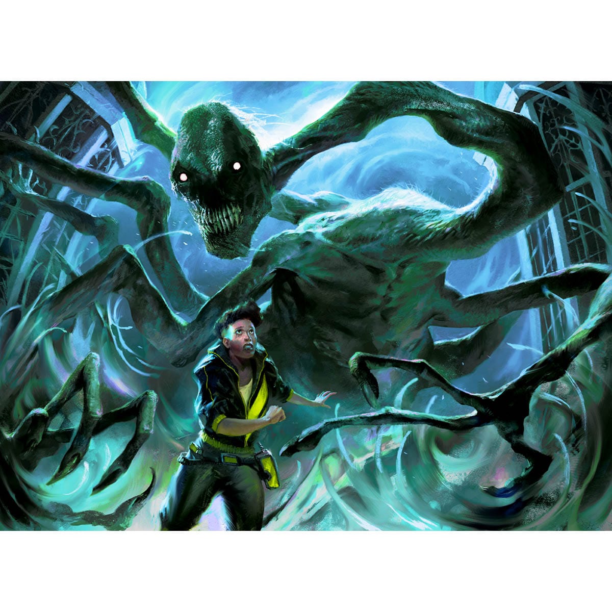 Grasping Longneck Print