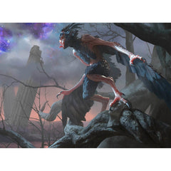 Scavenging Harpy Print - Original Magic Art