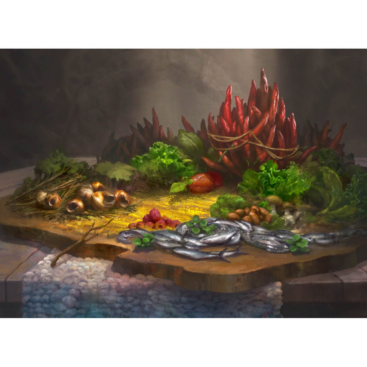 Heaped Harvest Print