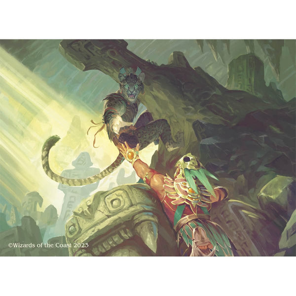 Helping Hand Print - Original Magic Art