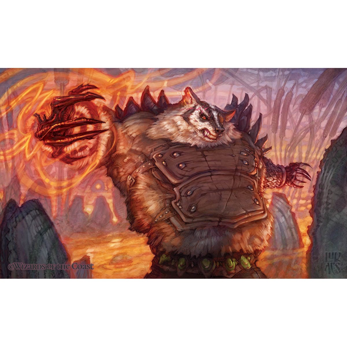 Hugs, Grisly Guardian Print