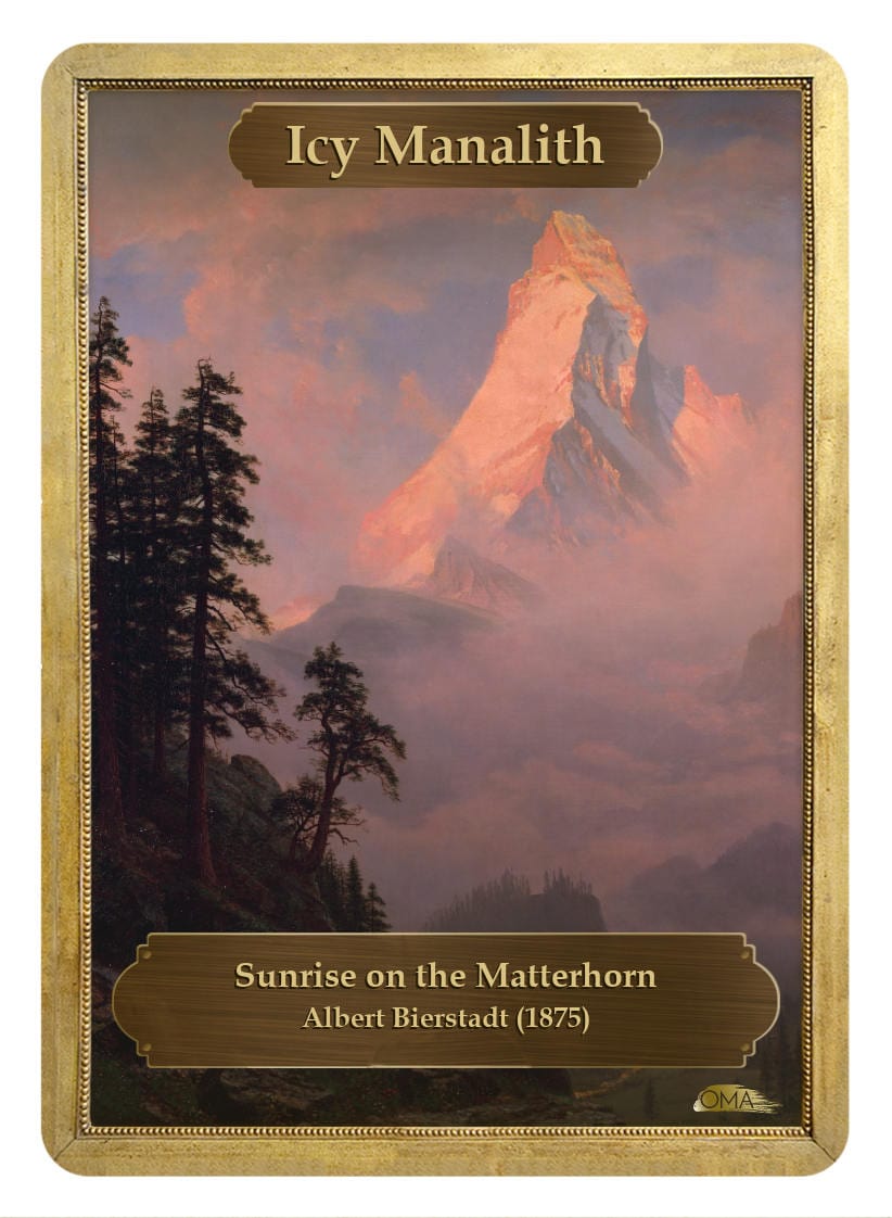 Icy Manalith Token by Albert Bierstadt