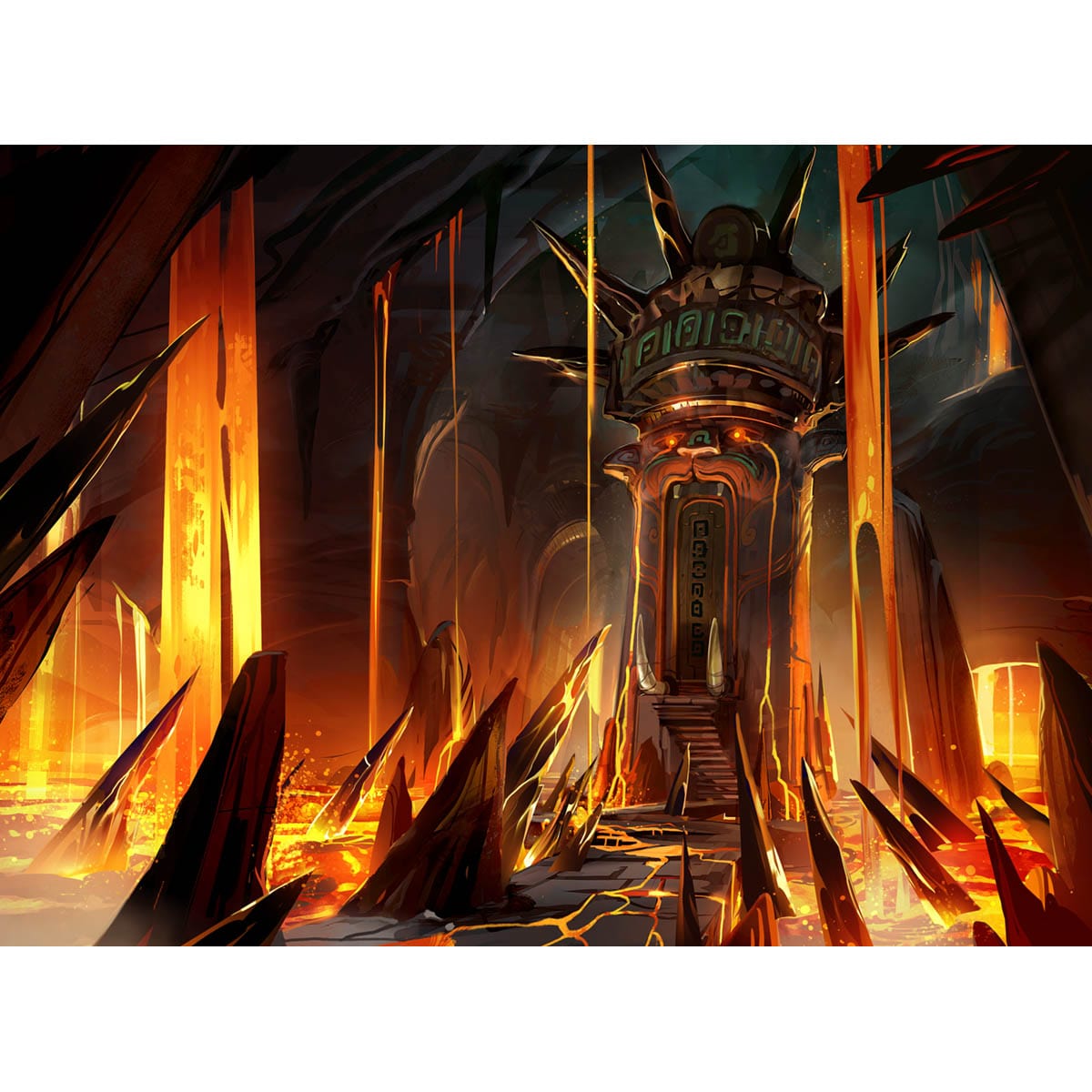 Idol of the Deep King Print