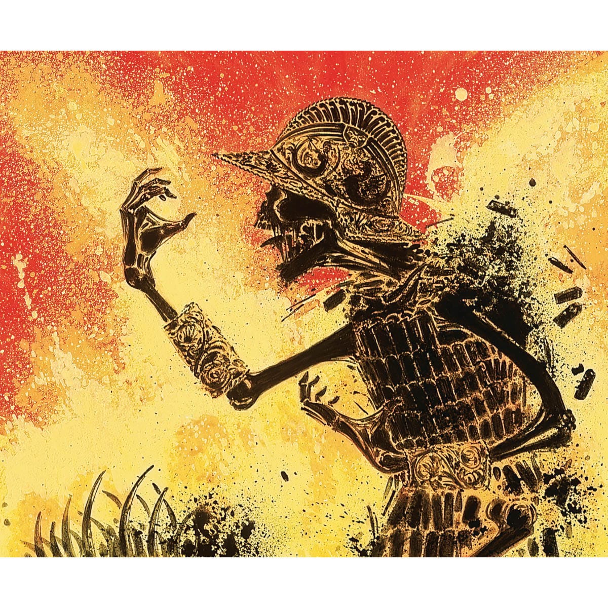 Incinerate Print - Original Magic Art