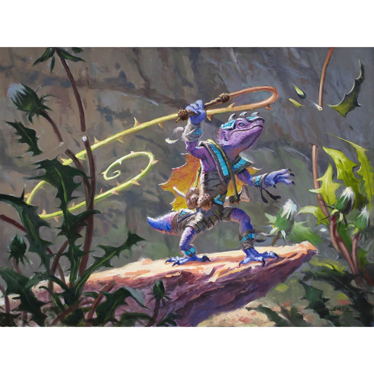 Iridescent Vinelasher Print