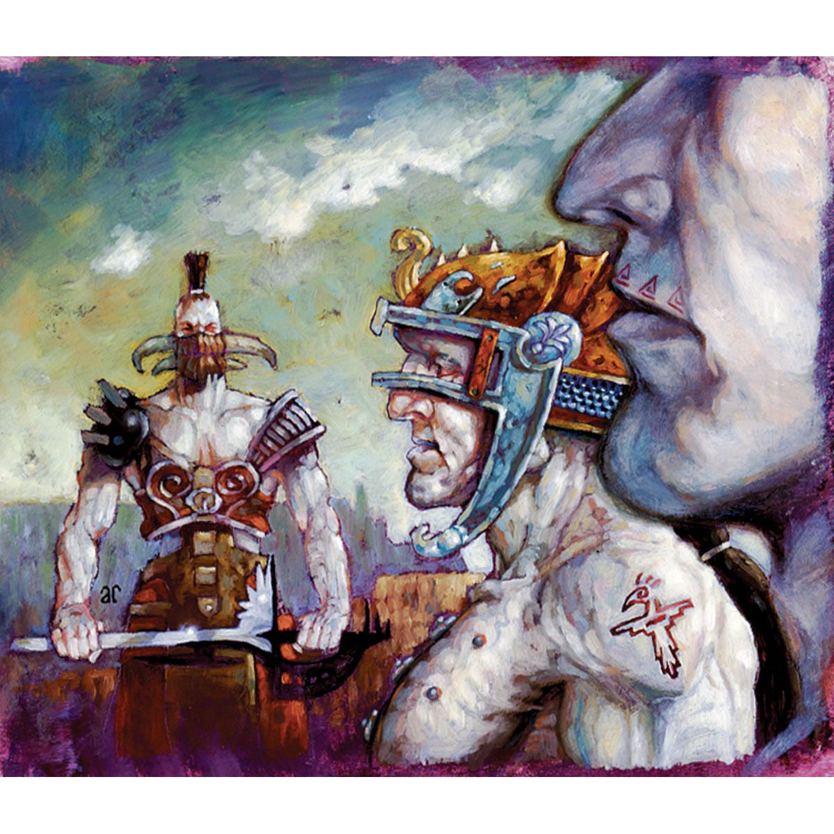 Ivory Guardians Print