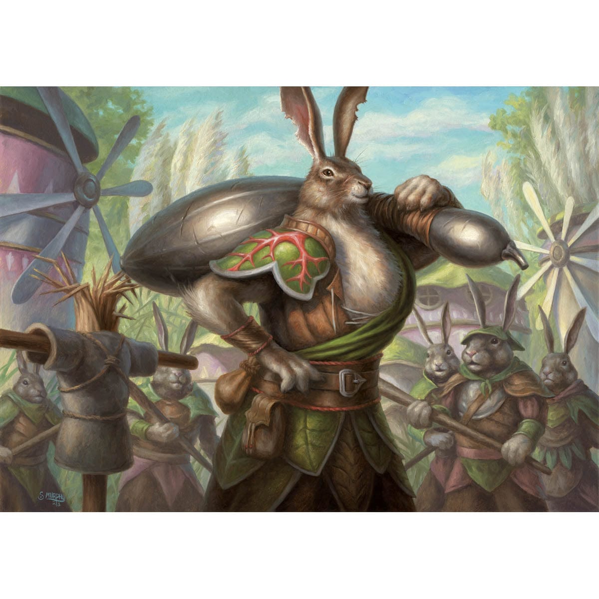 Super Jacked Rabbit Jacked Rabbit Print - Original Magic Art