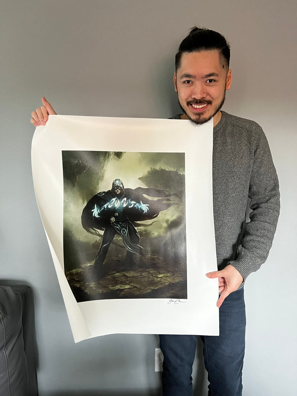 EGOÏSTE No. 11 アートマガジン Jace the Mind Sculptor Limited Edition Print - Original Magic Art