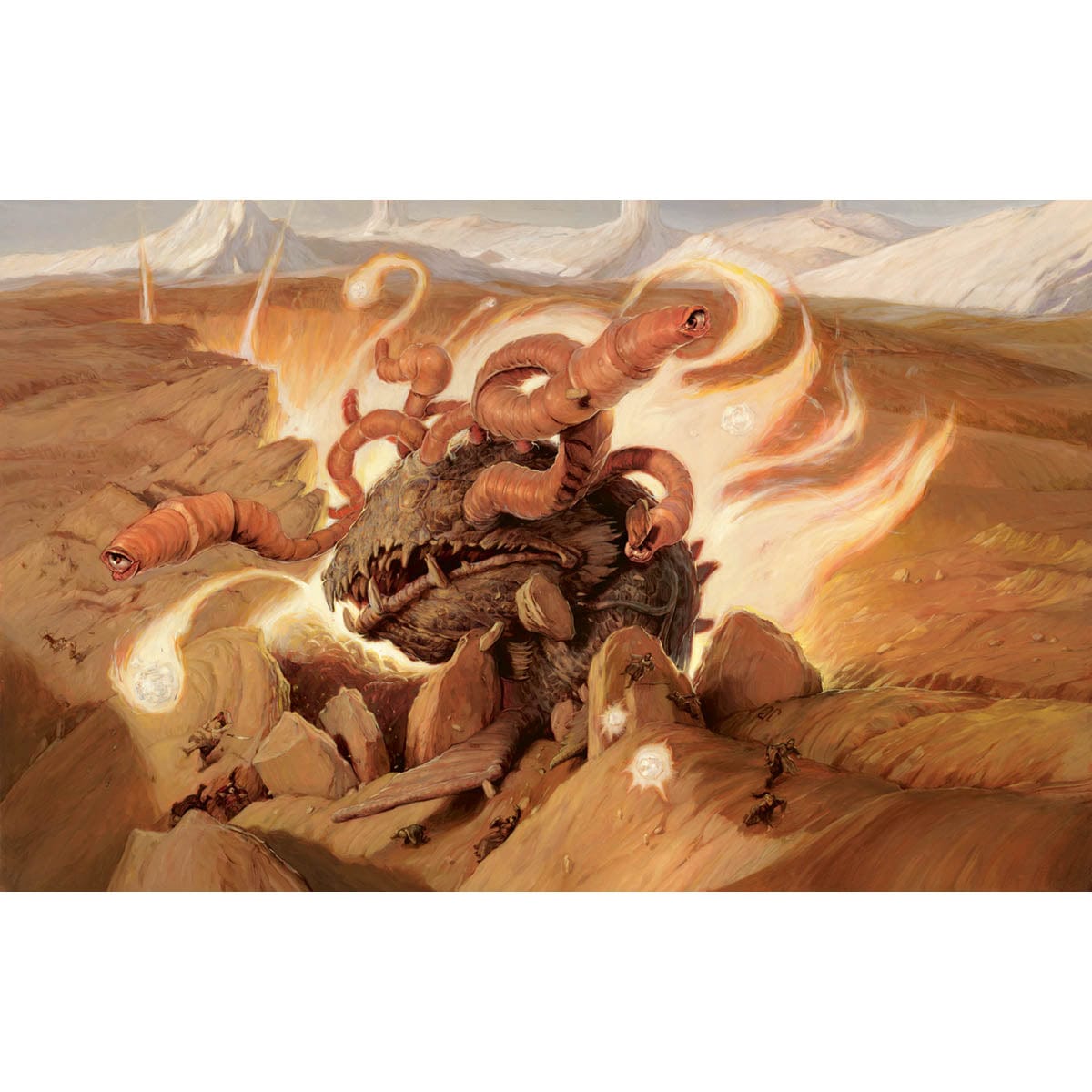 Jiwari, the Earth Aflame Print