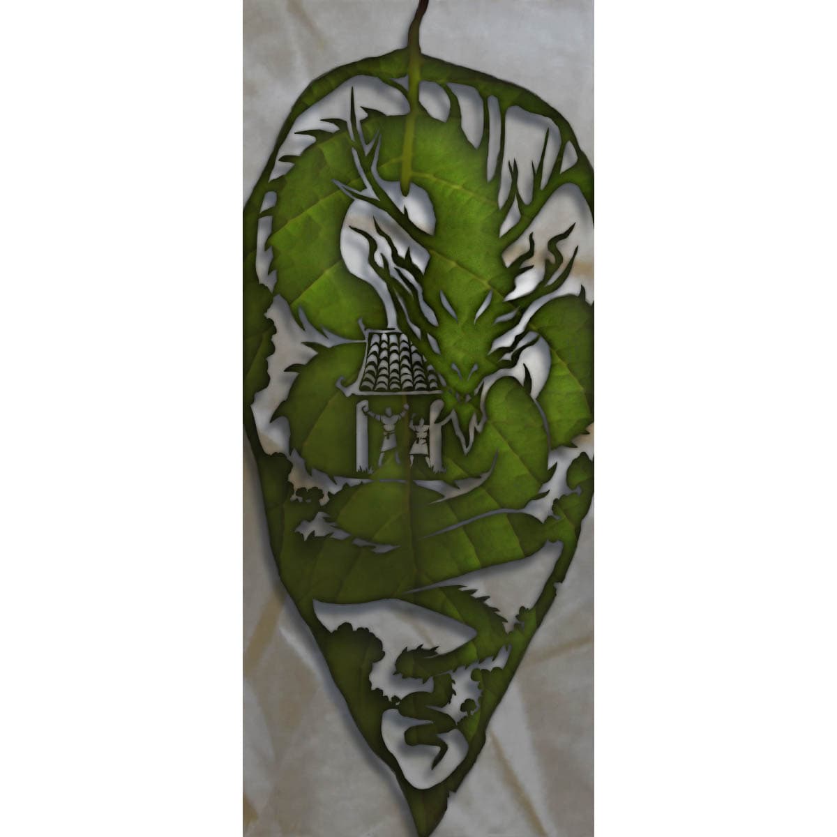 Jugan Defends the Temple Print