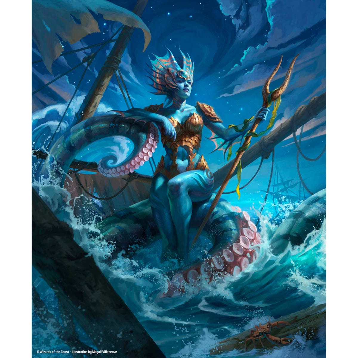 Kiora, the Rising Tide Print