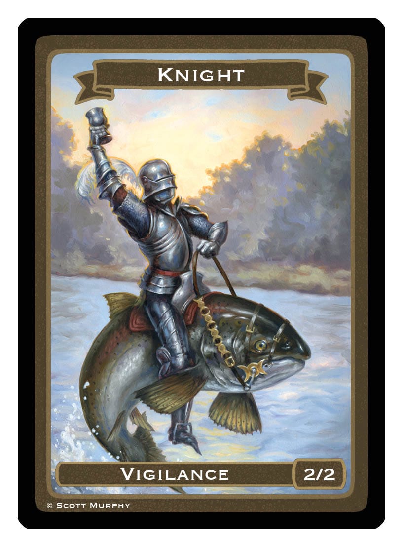 Knight Token (2/2 - Vigilance) by Scott Murphy