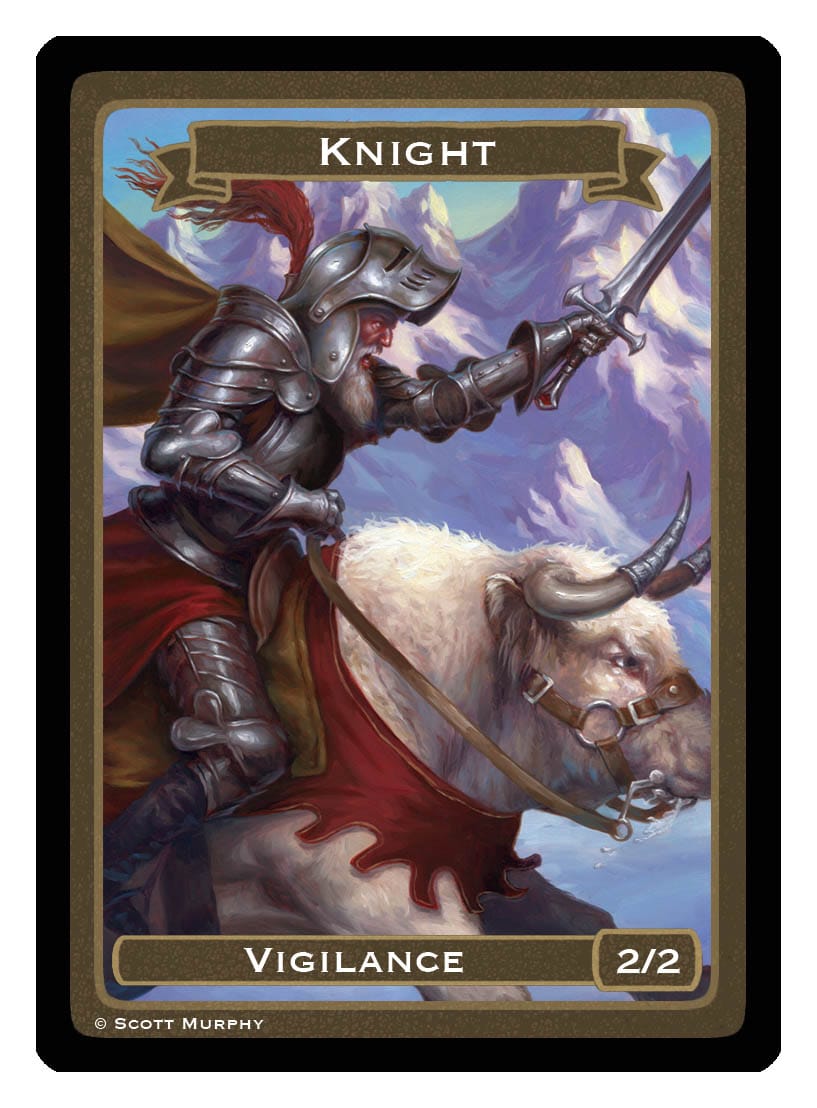 Knight Token (2/2 - Vigilance) by Scott Murphy